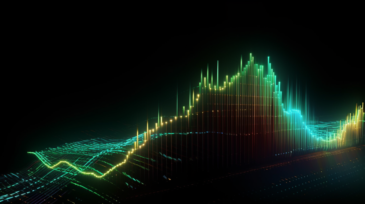 A picture depicting investment charts