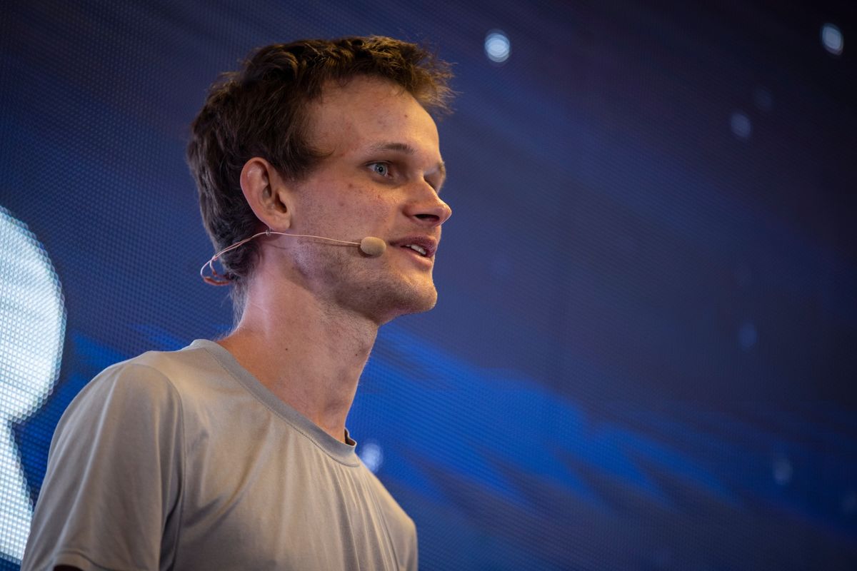 A picture of Vitalik Buterin.