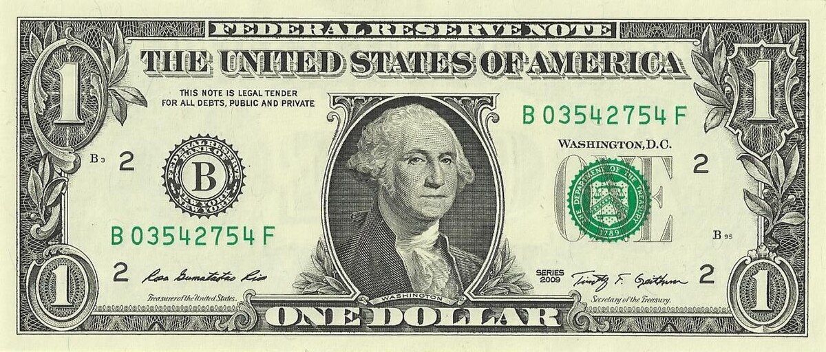 An image of a $1 bill