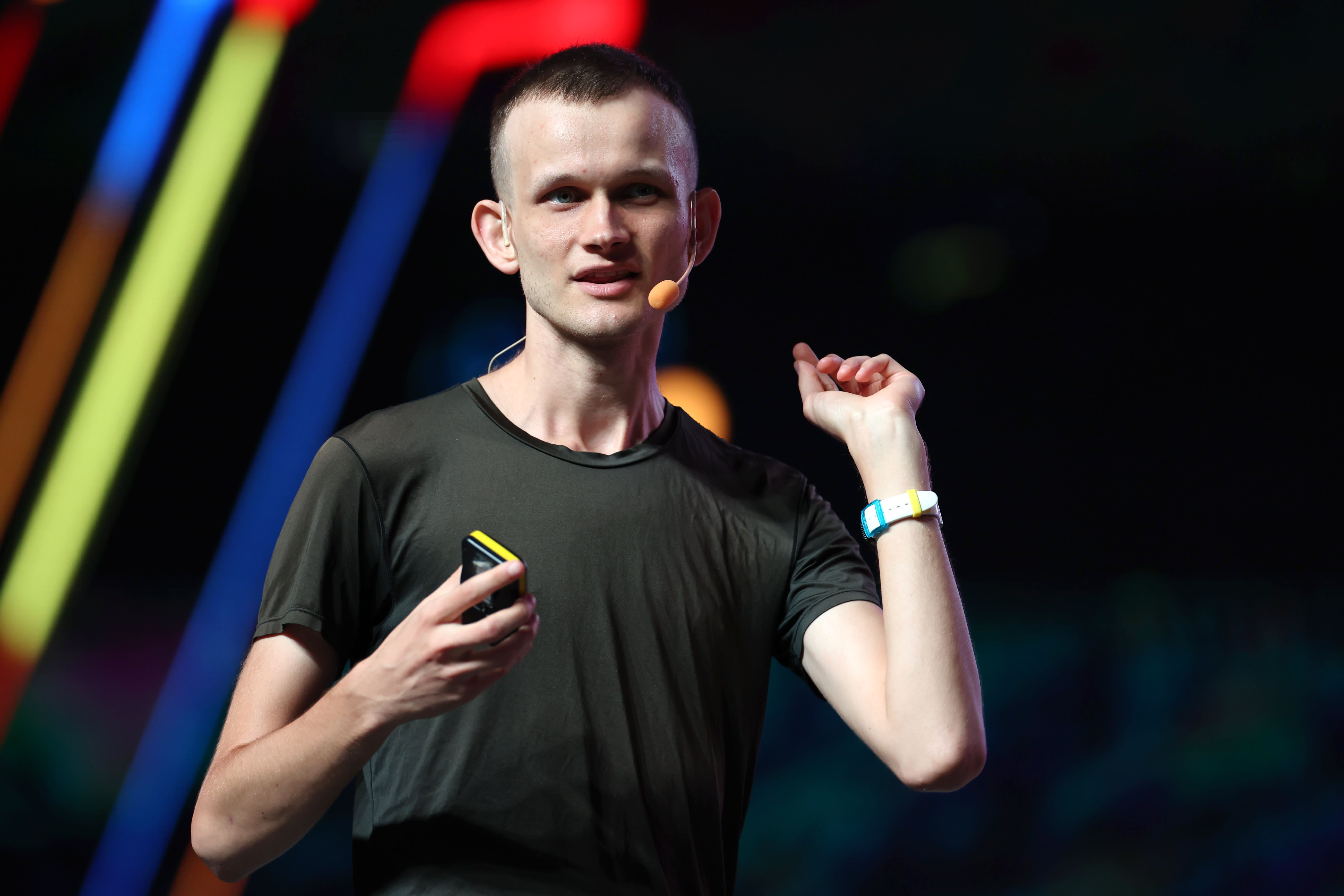 An image of Ethereum co-founder Vitalik Buterin