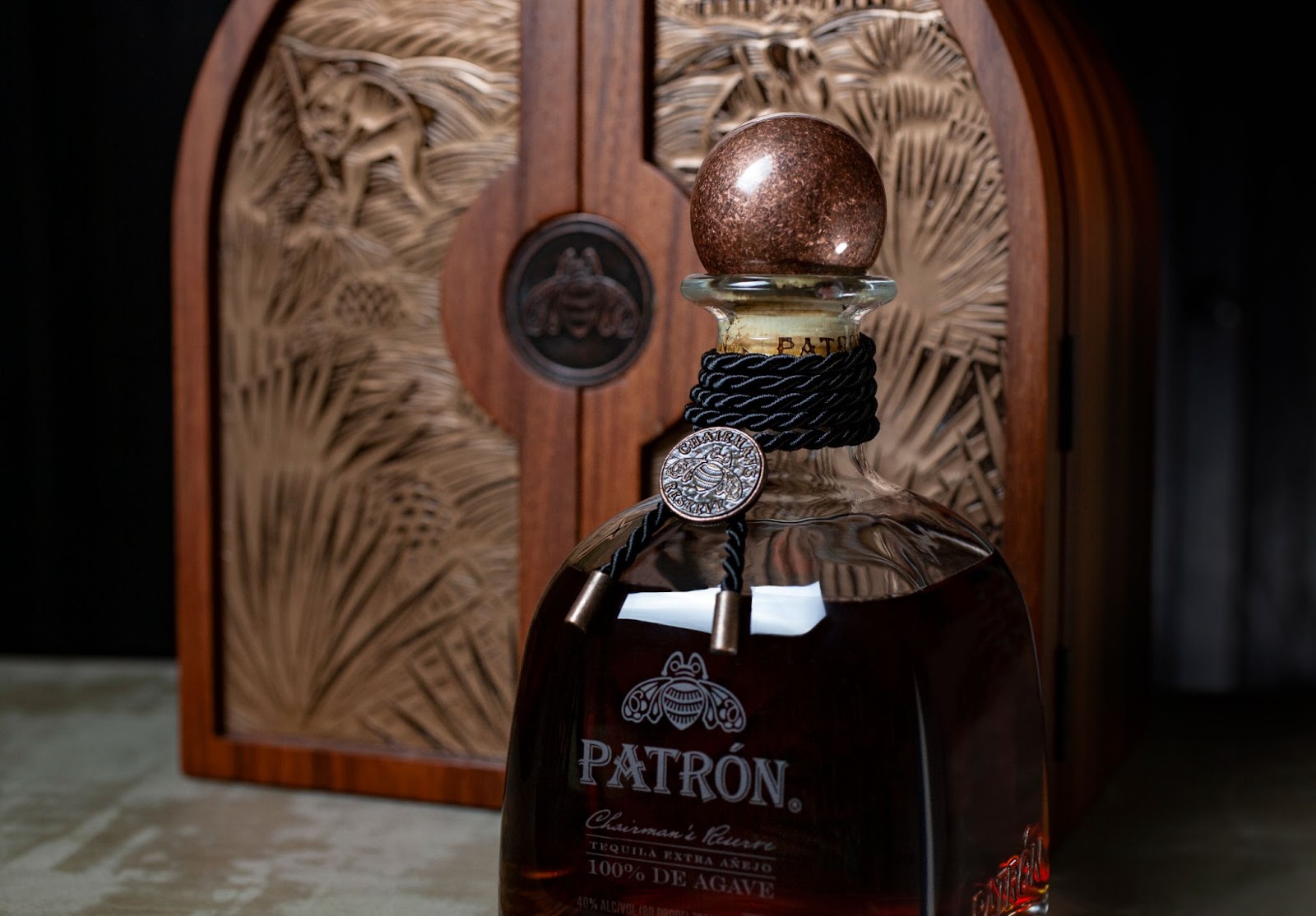 A photo of PATRÓN Tequila.