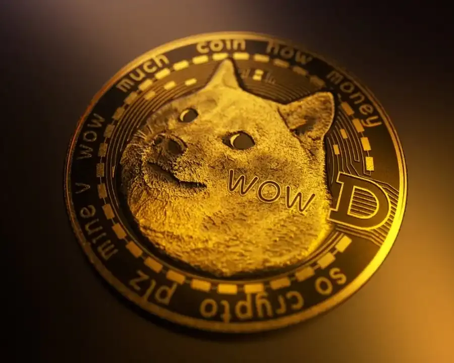 An image of Dogecoin, the popular meme coin